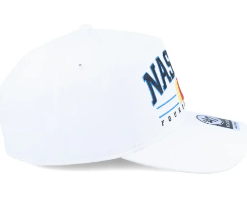 Adjustable-47 Brand Nascar Roscoe 47 Hitch Cap White A-Frame Adjustable -