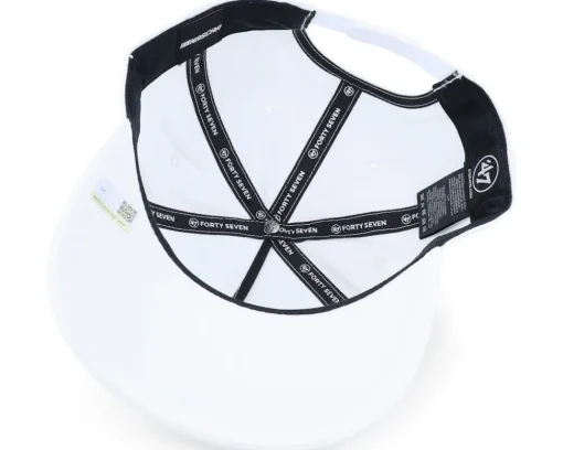 Adjustable-47 Brand Nascar Roscoe 47 Hitch Cap White A-Frame Adjustable -