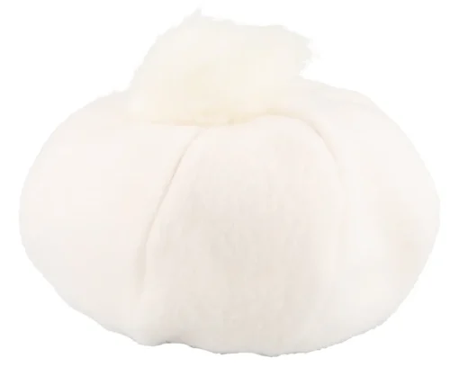 Berets-Brixton Natalie Oversized Pom Off White Beret -