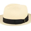 Straw Hat-Borsalino Natural Panama Hat -