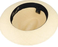 Straw Hat-Borsalino Natural Panama Hat -