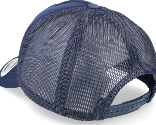Trucker-Yupoong Navy Foam Trucker -