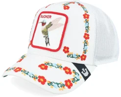 Trucker-Goorin Bros. Necessary Nectar White A-Frame Trucker -