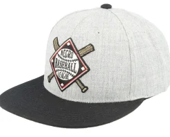 Snapback-American Needle Negro League Baseball Archive Heather Grey/Black Snapback -