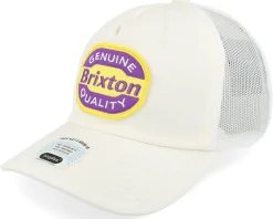 Trucker-Brixton Neon Keaton Hat /Yellow Trucker - White