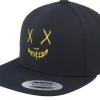Snapback-Iconic Neon Smile Yellow/ Snapback - Black