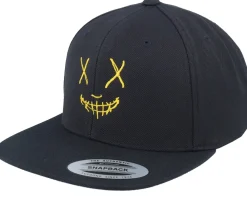 Snapback-Iconic Neon Smile Yellow/ Snapback - Black