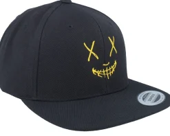 Snapback-Iconic Neon Smile Yellow/ Snapback - Black