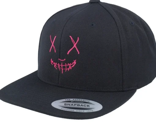 Snapback-Iconic Neon Smile Yellow/ Snapback - Black