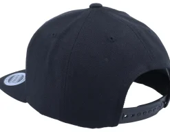 Kids-Iconic Neon Summer Beach Flamingo Black Snapback -