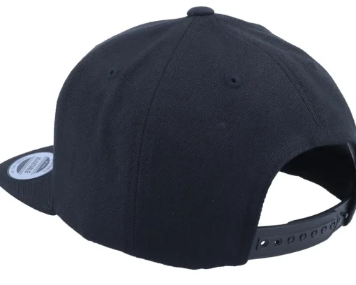 Kids-Iconic Neon Summer Beach Flamingo Black Snapback -