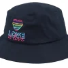 Buckets-Iconic Neon Summer Love Is Love Black Bucket -