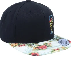 Snapback-Iconic Neon Summer Wine Floral Mint Snapback -