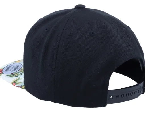 Snapback-Iconic Neon Summer Wine Floral Mint Snapback -