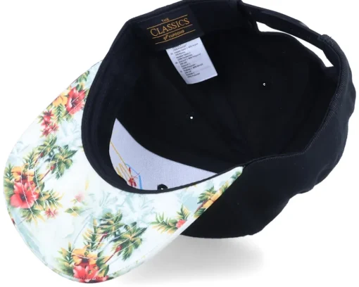 Snapback-Iconic Neon Summer Wine Floral Mint Snapback -
