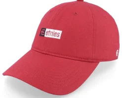 Best Etnies New Box Red Dad Cap -