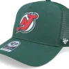 Trucker-47 Brand New Jersey Devils NHL New Mesh Hitch Dark Green Trucker -