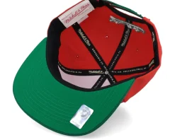 Snapback-Mitchell & Ness New Jersey Devils Team 2 Tone 2.0 Red/Green Snapback -