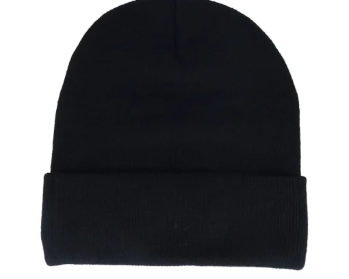 Cuff Beanies-Wild Spirit New Jersey Devils Terrain Knit Solid Black Cuff -