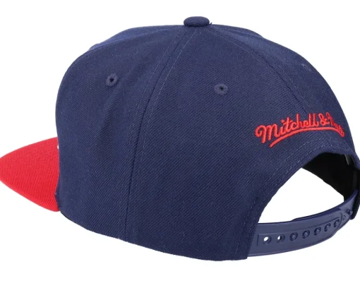 Best Mitchell & Ness New Orleans Pelicans Team 2 Tone 2.0 Navy/Red Snapback -