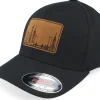 Flexfit-Iconic New York City Wide Engrave Patch Black Flexfit -