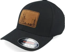 Flexfit-Iconic New York City Wide Engrave Patch Black Flexfit -