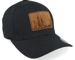 Flexfit-Iconic New York City Wide Engrave Patch Black Flexfit -