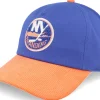 Adjustable-American Needle New York Islanders Burnett Blue/Orange Corduroy A-frame Adjustable -