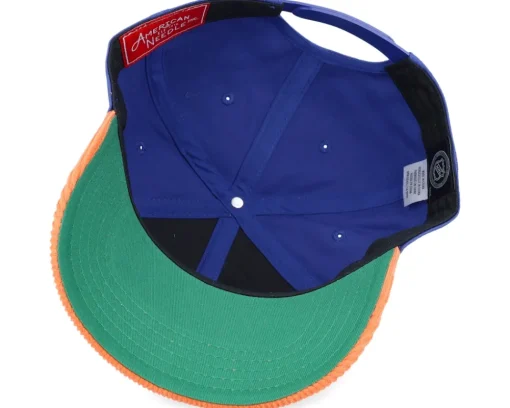 Adjustable-American Needle New York Islanders Burnett Blue/Orange Corduroy A-frame Adjustable -