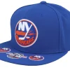 Snapback-Mitchell & Ness New York Islanders Vintage Hat Trick Snapback - Blue
