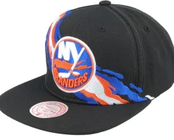 Snapback-Mitchell & Ness New York Islanders Vintage Paintbrush Snapback - Black