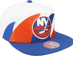 Snapback-Mitchell & Ness New York Islanders Vintage Sharktooth /Blue Snapback - White