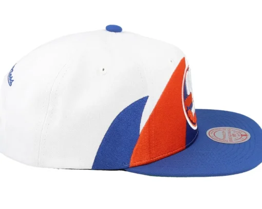 Snapback-Mitchell & Ness New York Islanders Vintage Sharktooth /Blue Snapback - White