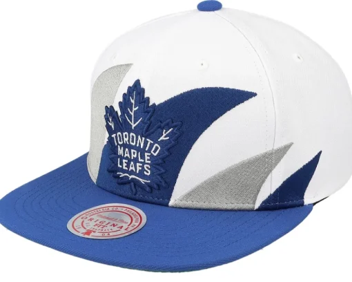 Snapback-Mitchell & Ness New York Islanders Vintage Sharktooth /Blue Snapback - White