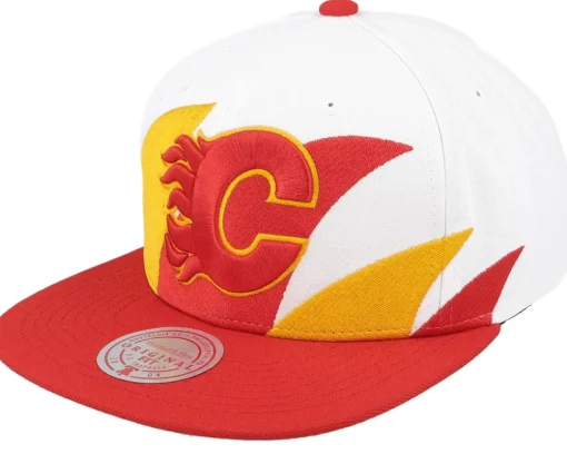 Snapback-Mitchell & Ness New York Islanders Vintage Sharktooth /Blue Snapback - White