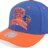 Adjustable-Mitchell & Ness New York Knicks All In 2.0 Pro Blue/Orange Adjustable -