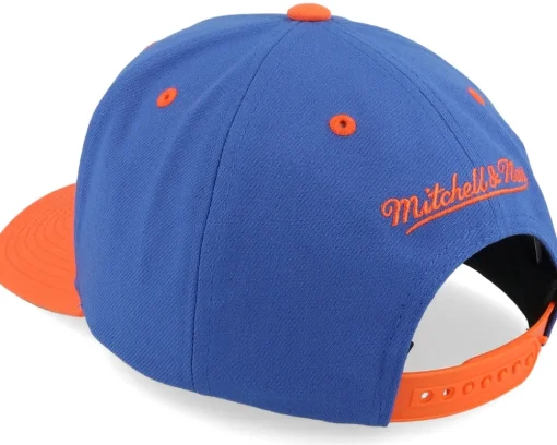 Adjustable-Mitchell & Ness New York Knicks All In 2.0 Pro Blue/Orange Adjustable -