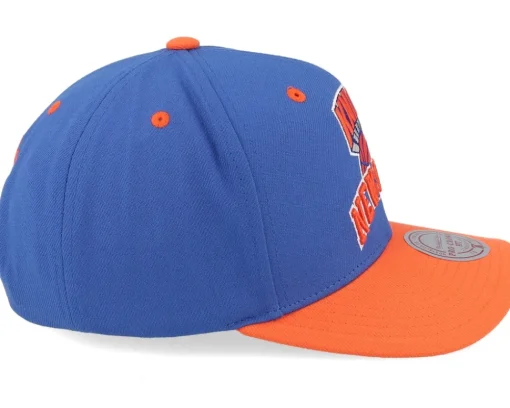Adjustable-Mitchell & Ness New York Knicks All In 2.0 Pro Blue/Orange Adjustable -