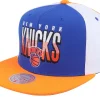 Snapback-Mitchell & Ness New York Knicks Billboard 2 Hwc /Orange Snapback - Blue
