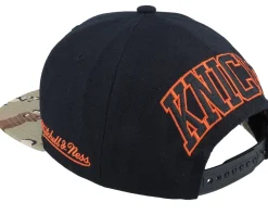 Snapback-Mitchell & Ness New York Knicks Choco Camo Hwc Black Snapback -