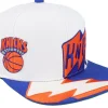 Snapback-Mitchell & Ness New York Knicks Fast Times Hwc Snapback - White
