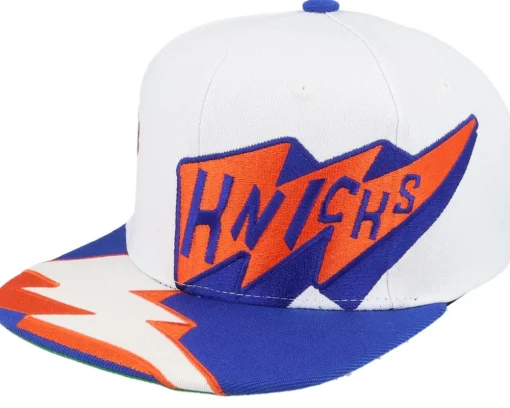 Snapback-Mitchell & Ness New York Knicks Fast Times Hwc Snapback - White