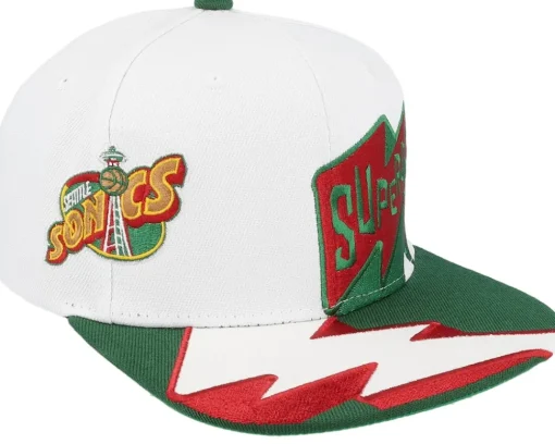 Snapback-Mitchell & Ness New York Knicks Fast Times Hwc Snapback - White