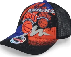Trucker-Mitchell & Ness New York Knicks Hyper Black Trucker -
