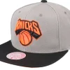 Snapback-Mitchell & Ness New York Knicks Neon Lights Snapback Grey/black Snapback -
