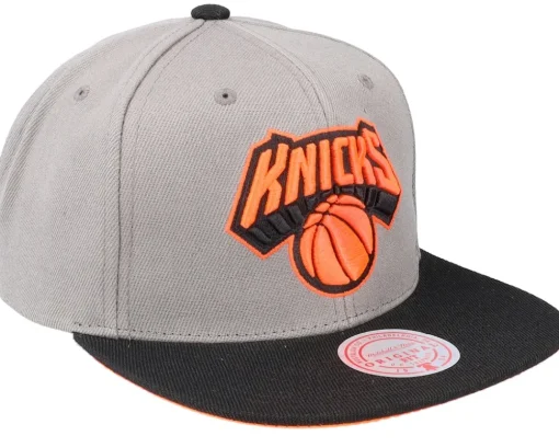 Snapback-Mitchell & Ness New York Knicks Neon Lights Snapback Grey/black Snapback -