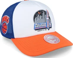 Trucker-Mitchell & Ness New York Knicks Party Time Trucker - White