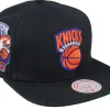 Snapback-Mitchell & Ness New York Knicks Side Jam Snapback - Black