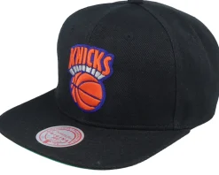 Snapback-Mitchell & Ness New York Knicks Side Jam Snapback - Black