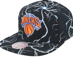 Snapback-Mitchell & Ness New York Knicks Storm Season Snapback - Black